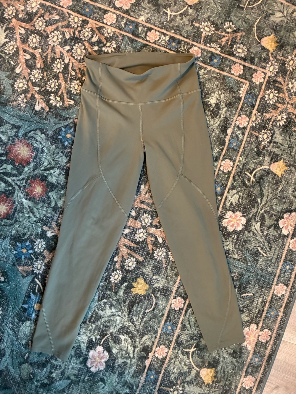 lululemon athletica Olive Green High-Rise Leggings